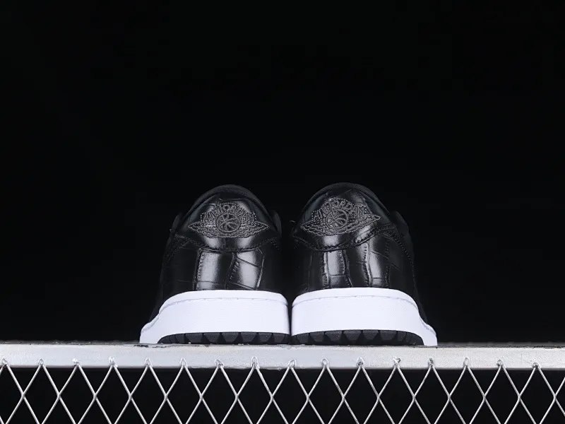All categories Air Jordan Jordan series basketball shoes Air Jordan 1 Low G version pure original Air Jordan 1 Low Golf "Black Snake Pattern" AJ1 Joe 1 new golf version black snake pattern DD9315-003